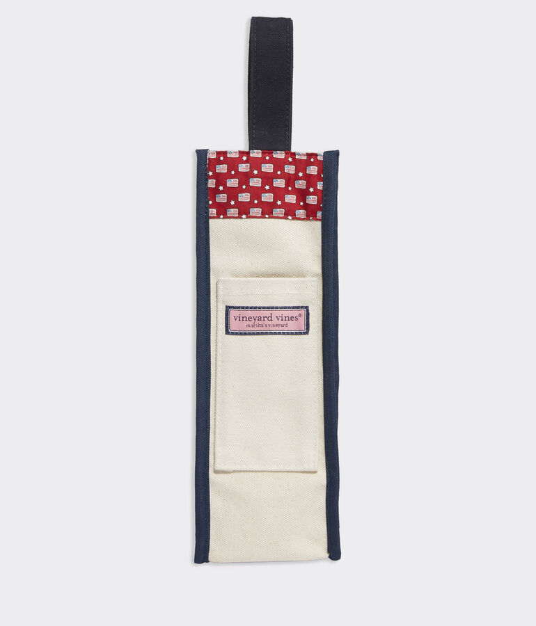 Flags & Stars Wine Tote
