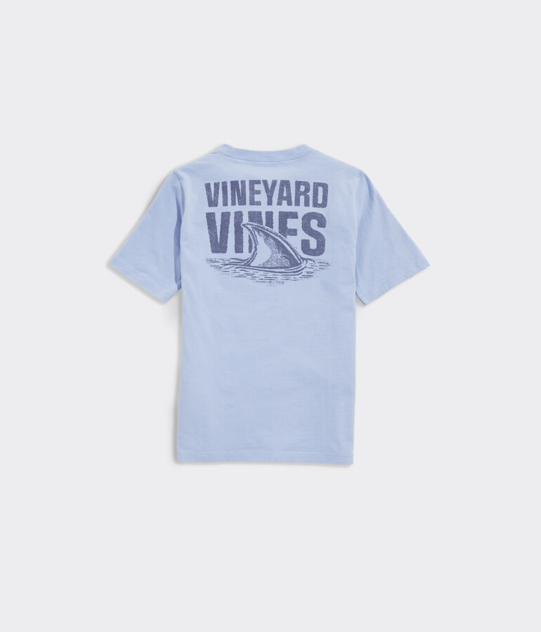 Boys' Shark Fin Short-Sleeve Pocket Tee