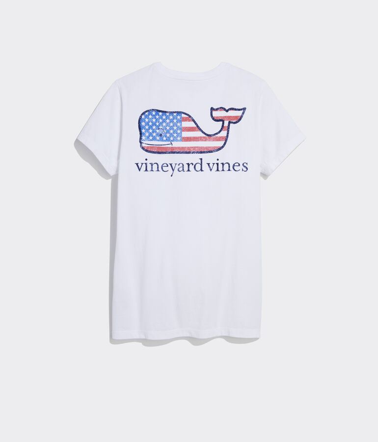 Flag Whale Short-Sleeve Pocket Tee
