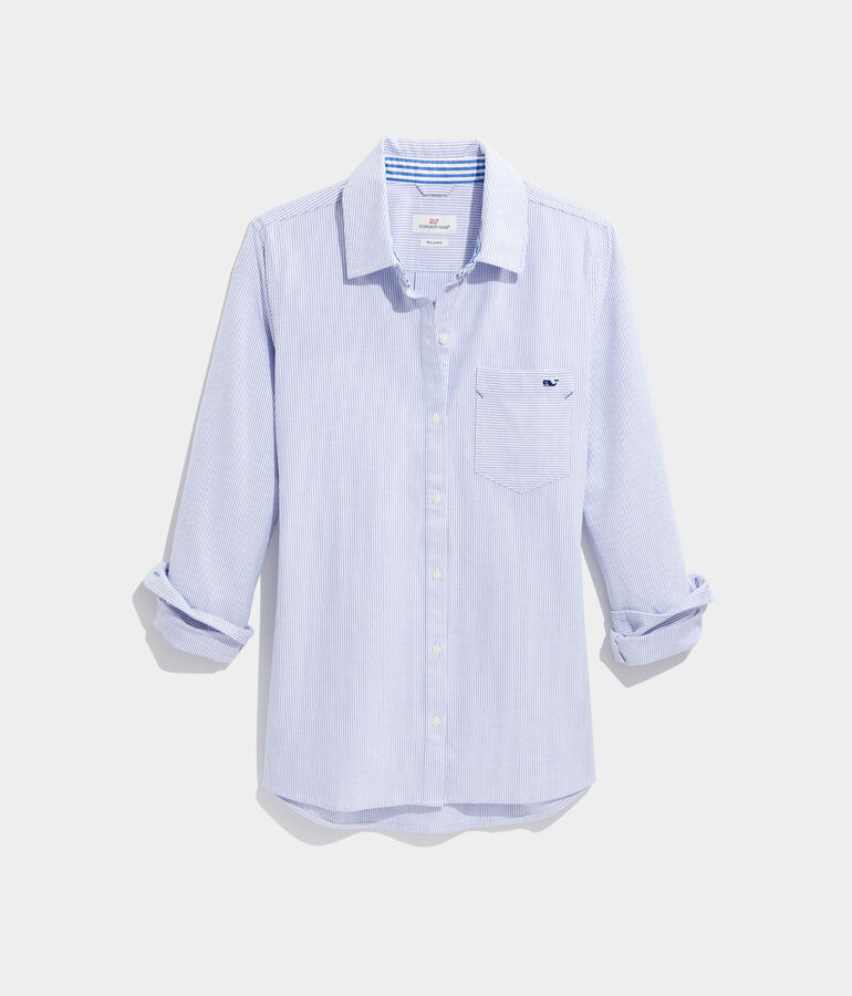 Oxford Striped Chilmark Relaxed Button-Down Shirt