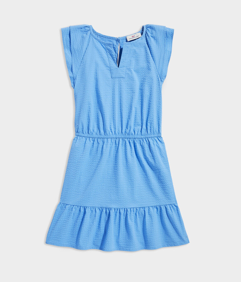 Girls' Flutter-Sleeve Harbor Dress