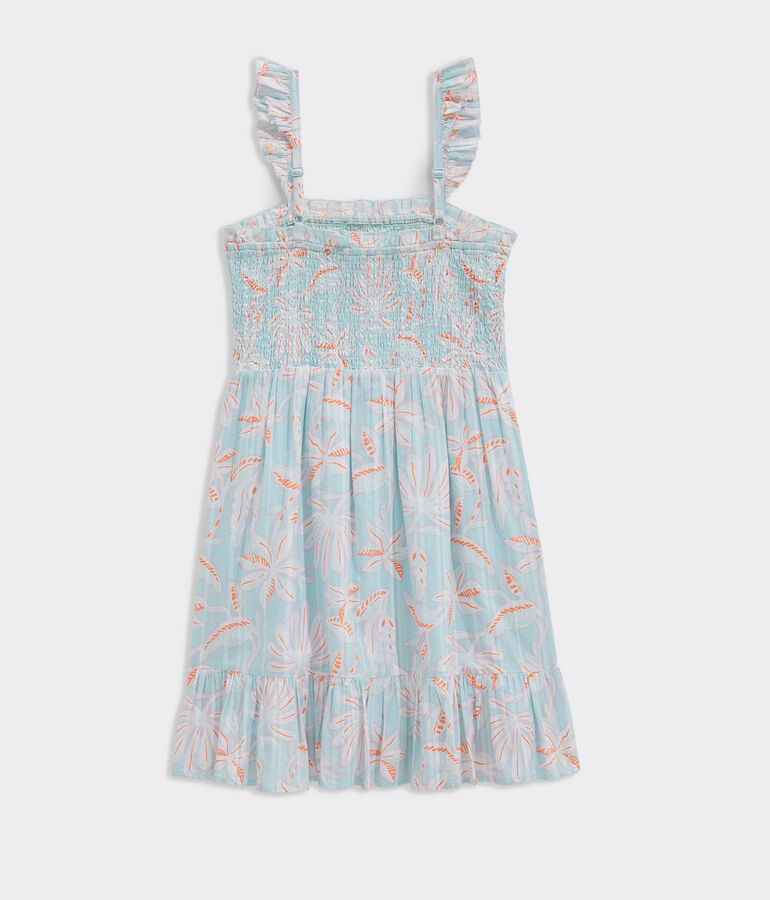 Girls Cay Floral Smocked Dress