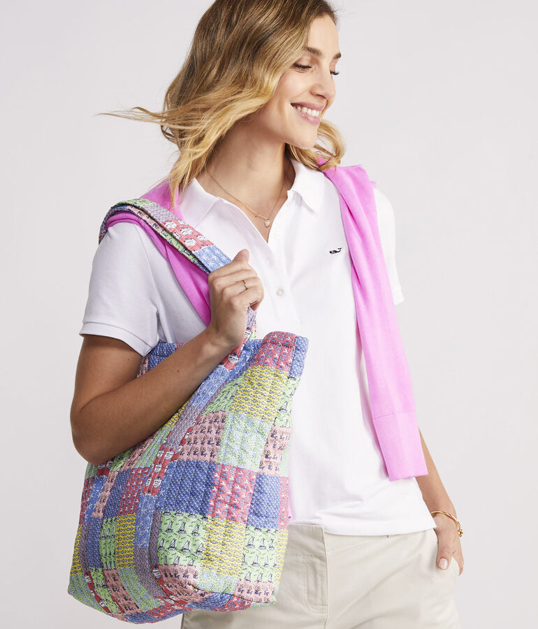 Classic Patchwork Quilted Tote
