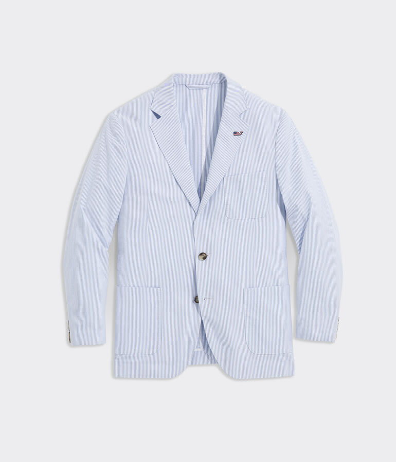 Seersucker Blazer