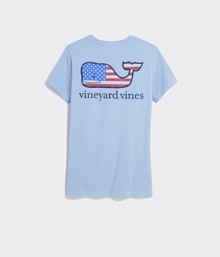 Flag Whale Short-Sleeve Pocket Tee