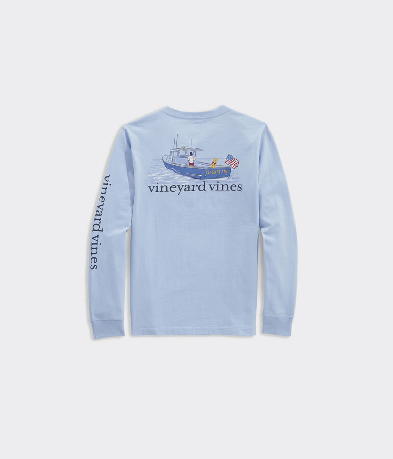Boys' Doodle Co Captain Long-Sleeve Pocket Tee