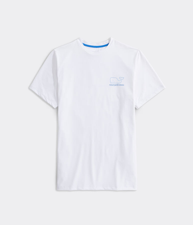 Whale Logo Short-Sleeve Harbor Performance Tee