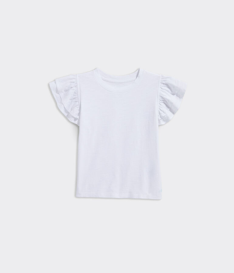 Girls' Flutter Sleeve Surftee
