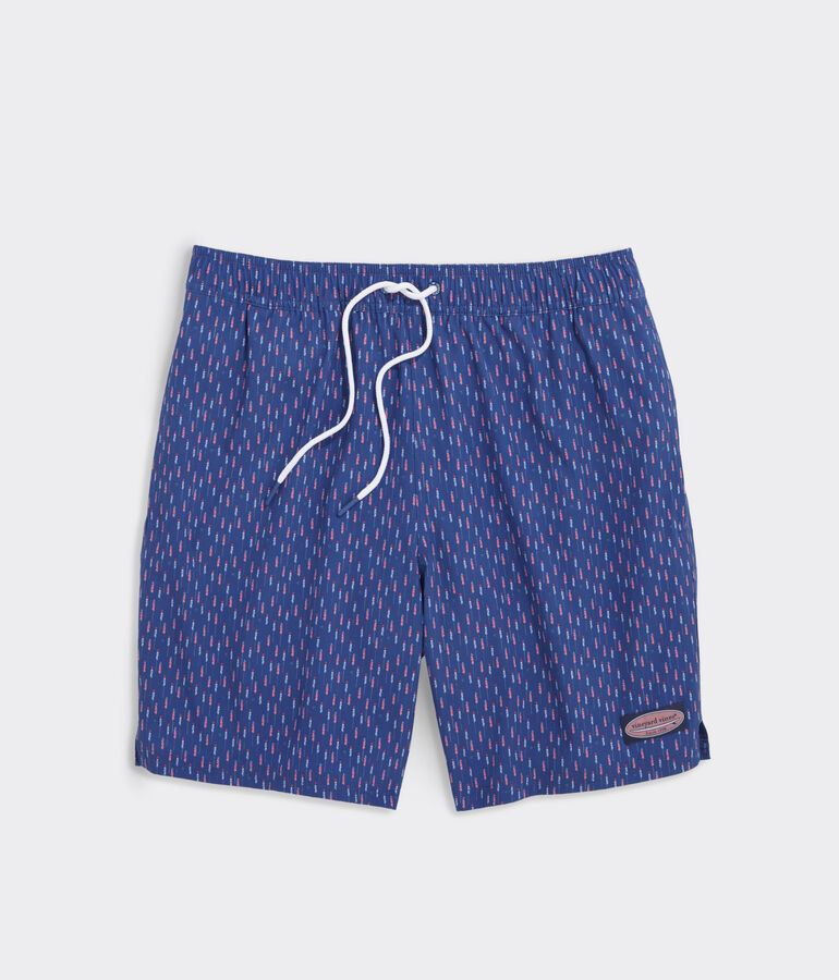 7 Inch Printed Chappy Trunks