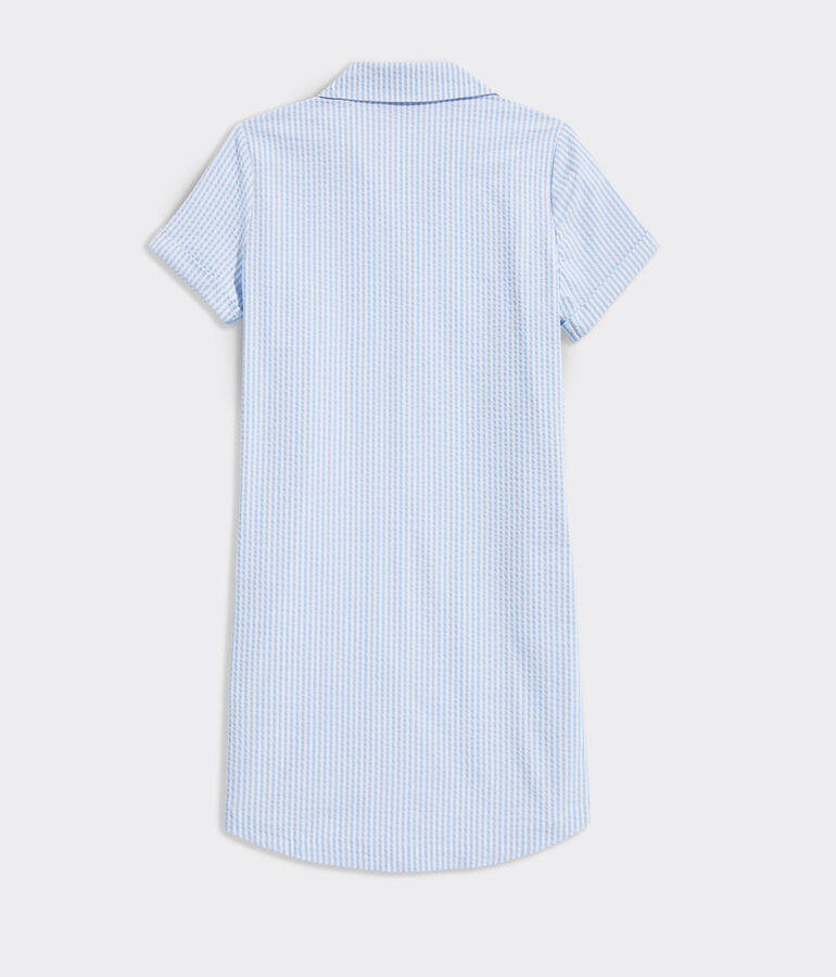 Girls' Striped Harbor Shirt Dress