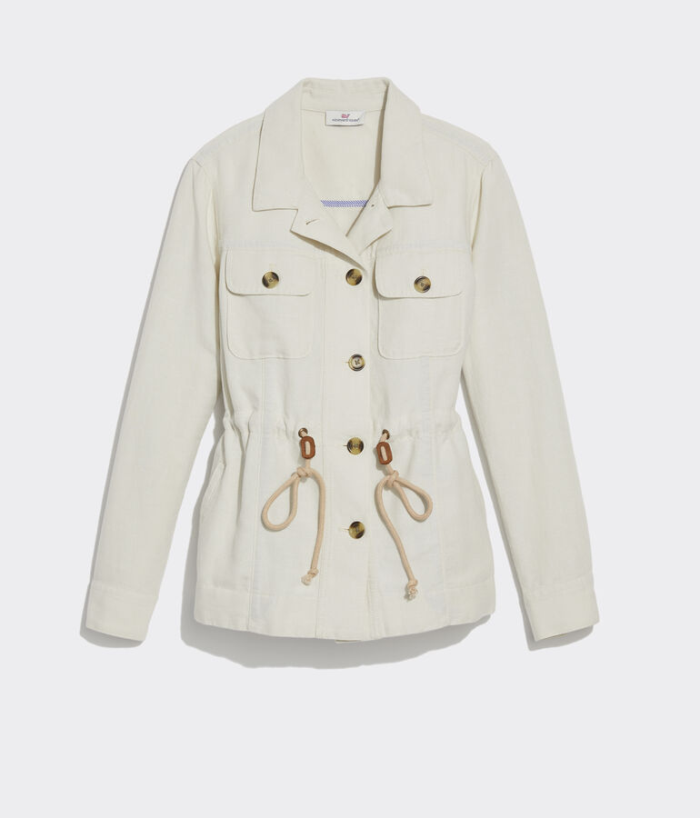 Linen Utility Jacket