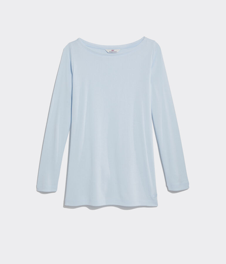 Boatneck Simple Tee