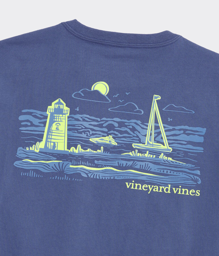 Edgartown Harbor Light Short-Sleeve Pocket Tee