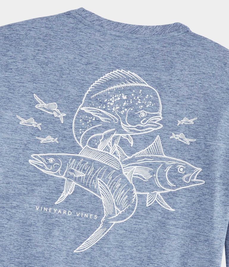 Grand Slam Long-Sleeve Harbor Performance Tee