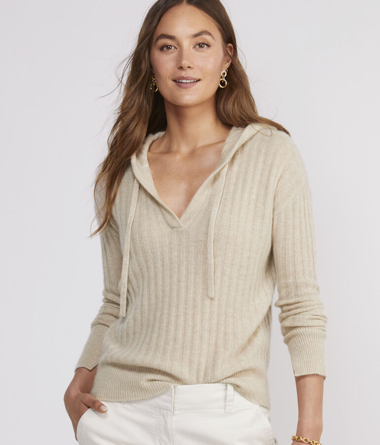 Seaspun Rib Cashmere Hoodie
