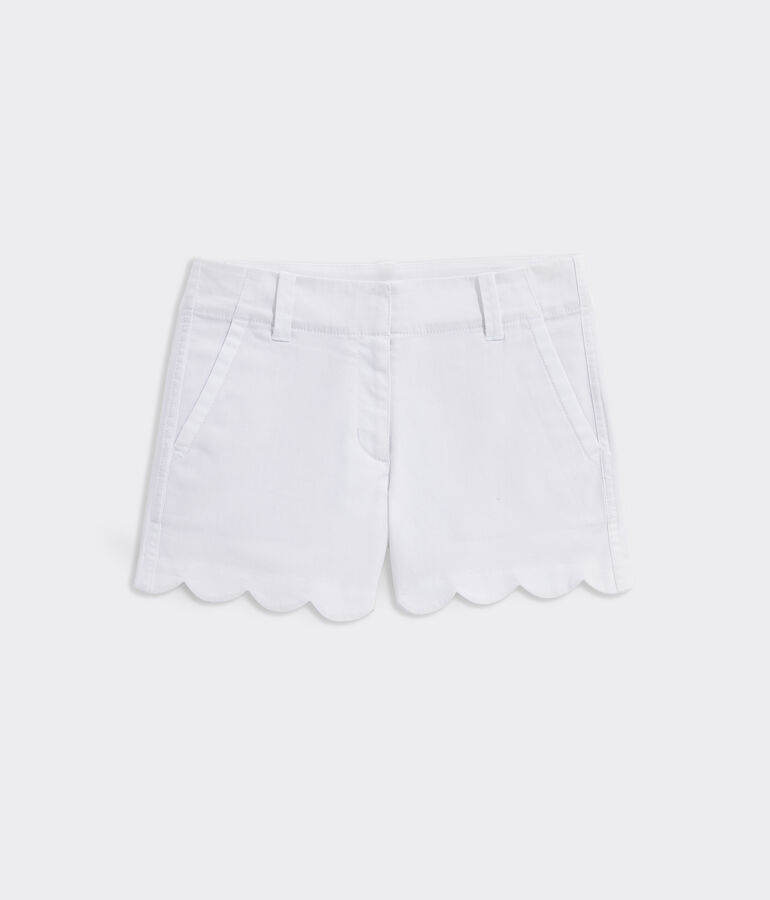 Girls' Scalloped Every Day Shorts