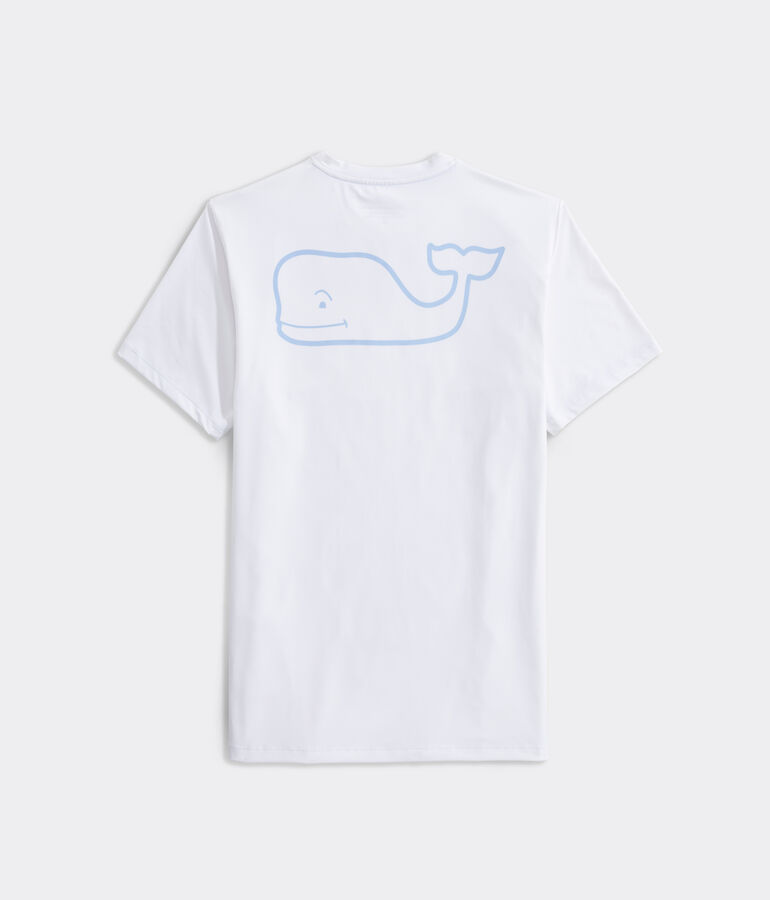 Whale Logo Short-Sleeve Harbor Performance Tee