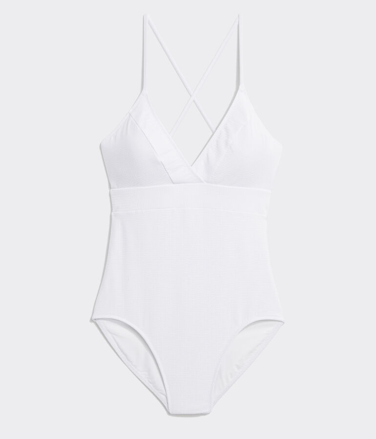 Seersucker Sconset One Piece