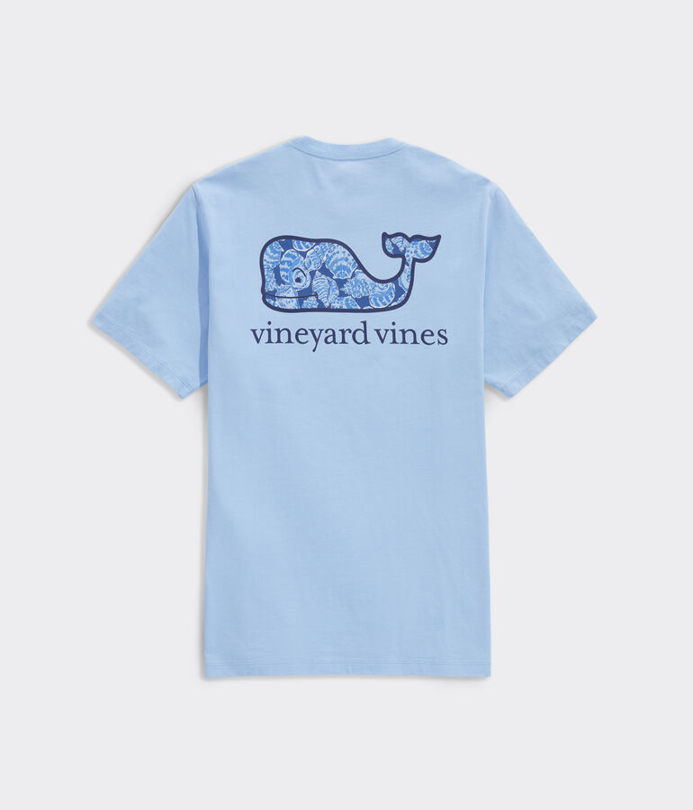 Seashell Whale Short-Sleeve Pocket Tee