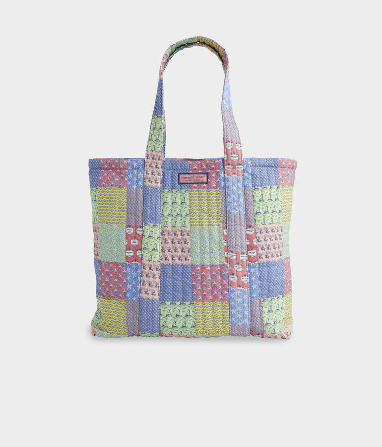 Classic Patchwork Quilted Tote
