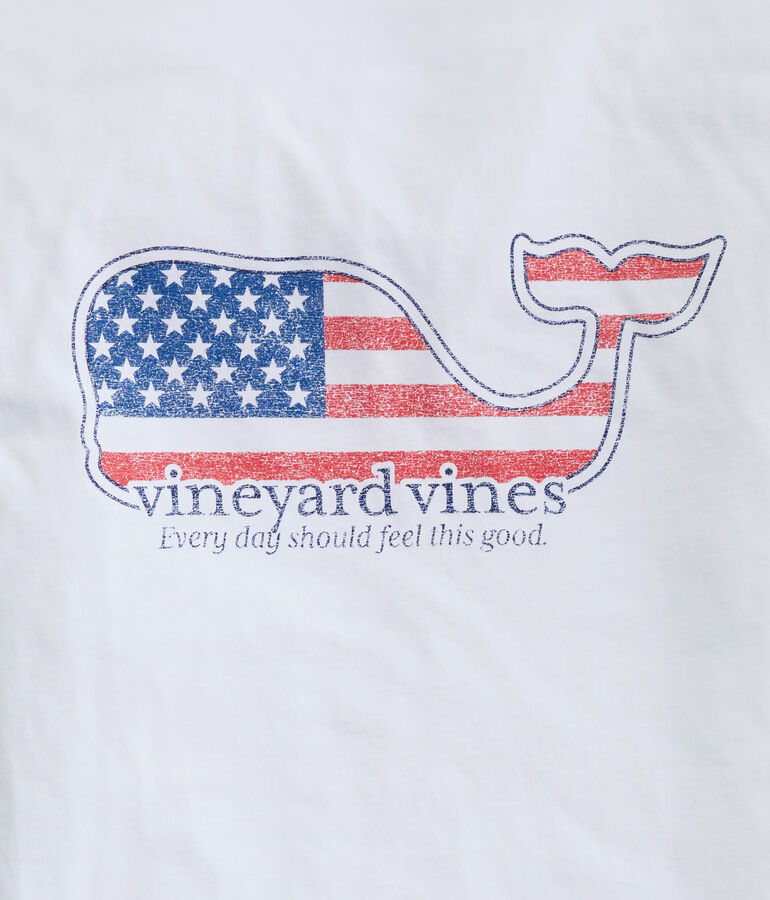 vineyard vines Americana Whale Short-Sleeve Pocket Tee