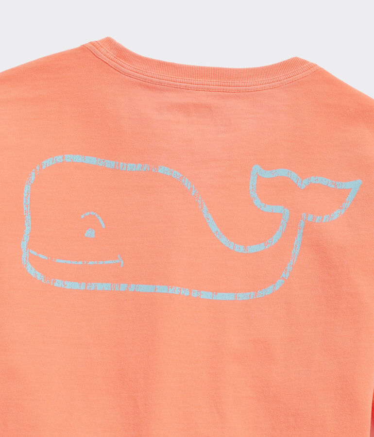 Boys' Vintage Whale Long-Sleeve Pocket Tee