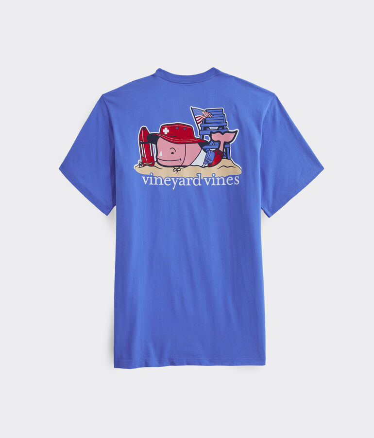 Lifeguard Whale Short-Sleeve Pocket Tee