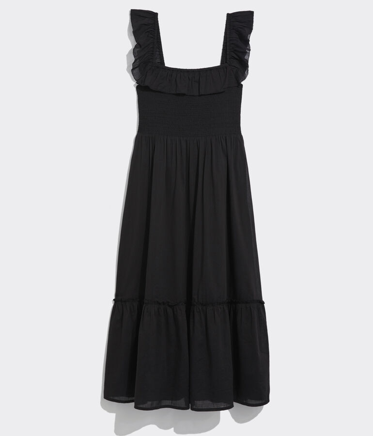 Smocked Midi Dress