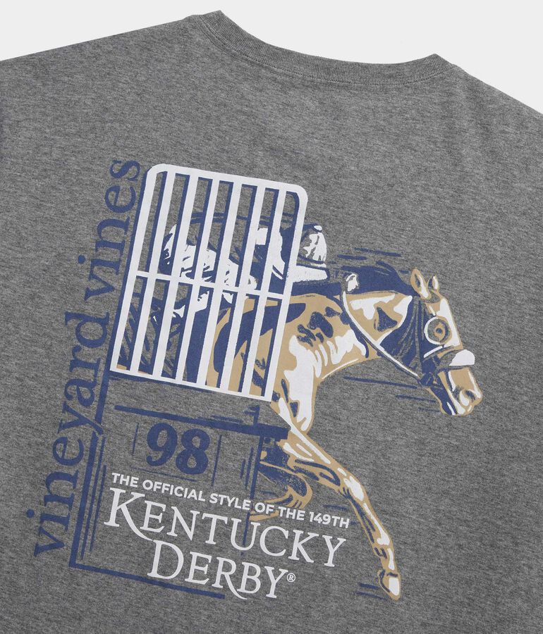 Kentucky Derby Out Of The Gate Short-Sleeve Pocket Tee
