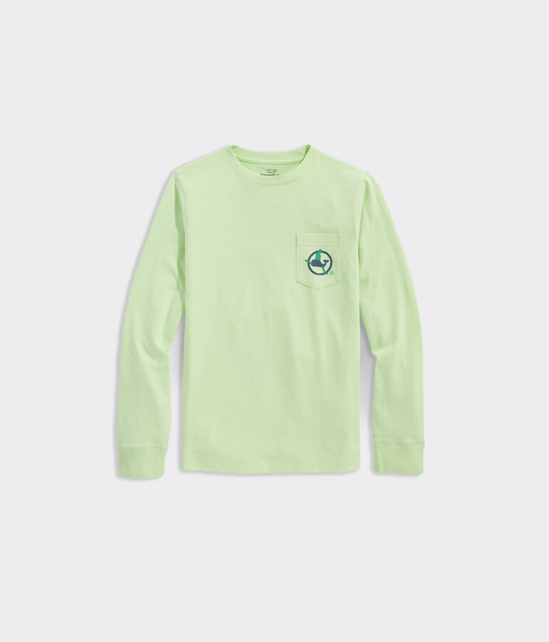 Boys' Soccer Knockout Long-Sleeve Pocket Tee