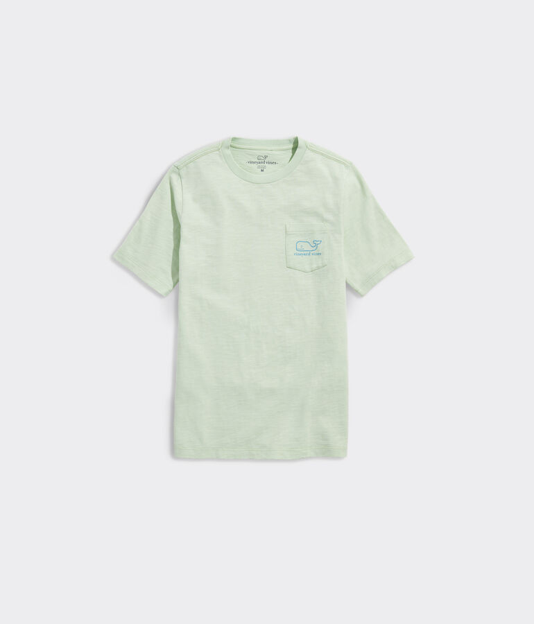 Boys' Garment-Dyed Vintage Whale Short-Sleeve Tee