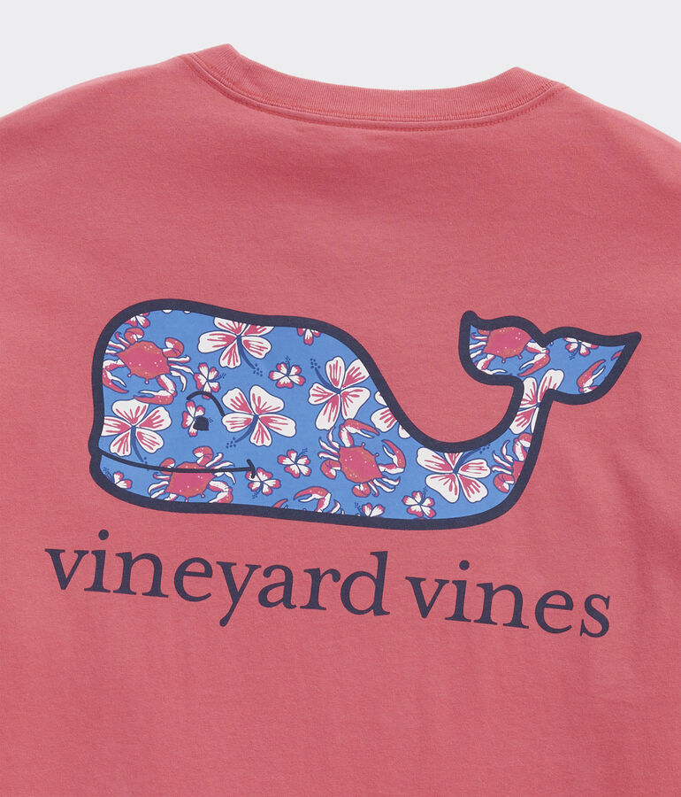 Vintage Chappy Crab Whale Short-Sleeve Pocket Tee