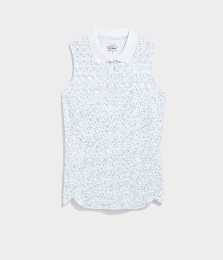 Palmero Sleeveless Keyhole Golf Polo