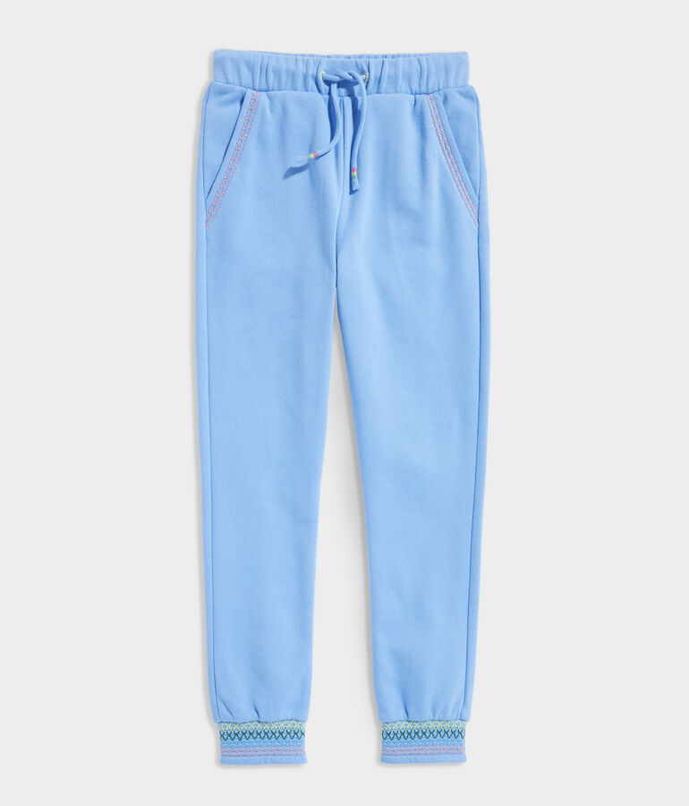 Girls' Smocked Joggers