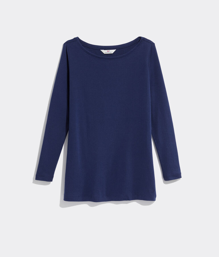 Boatneck Simple Tee