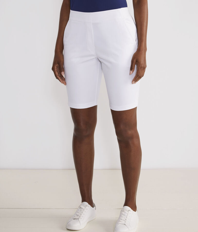 Slim Leg Pull-On Bermuda Golf Short