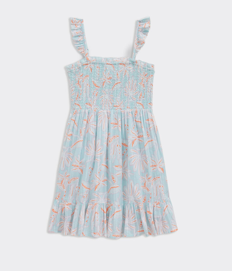 Girls Cay Floral Smocked Dress