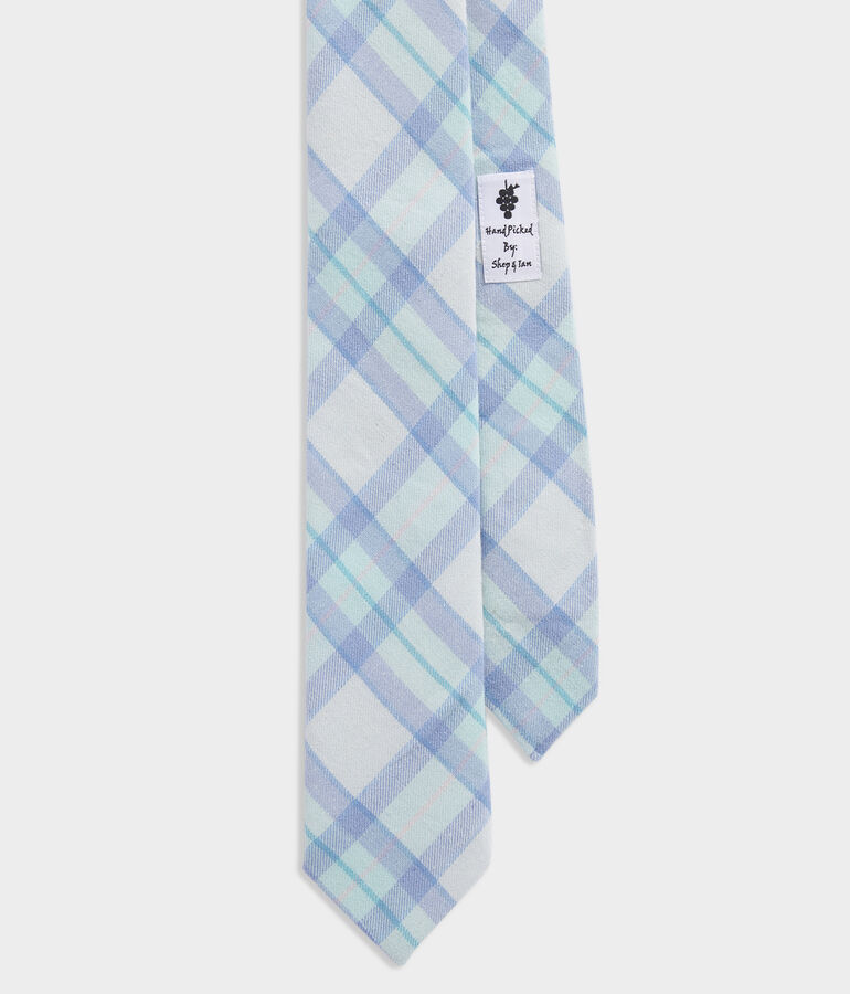 Plaid Twill Kennedy Tie