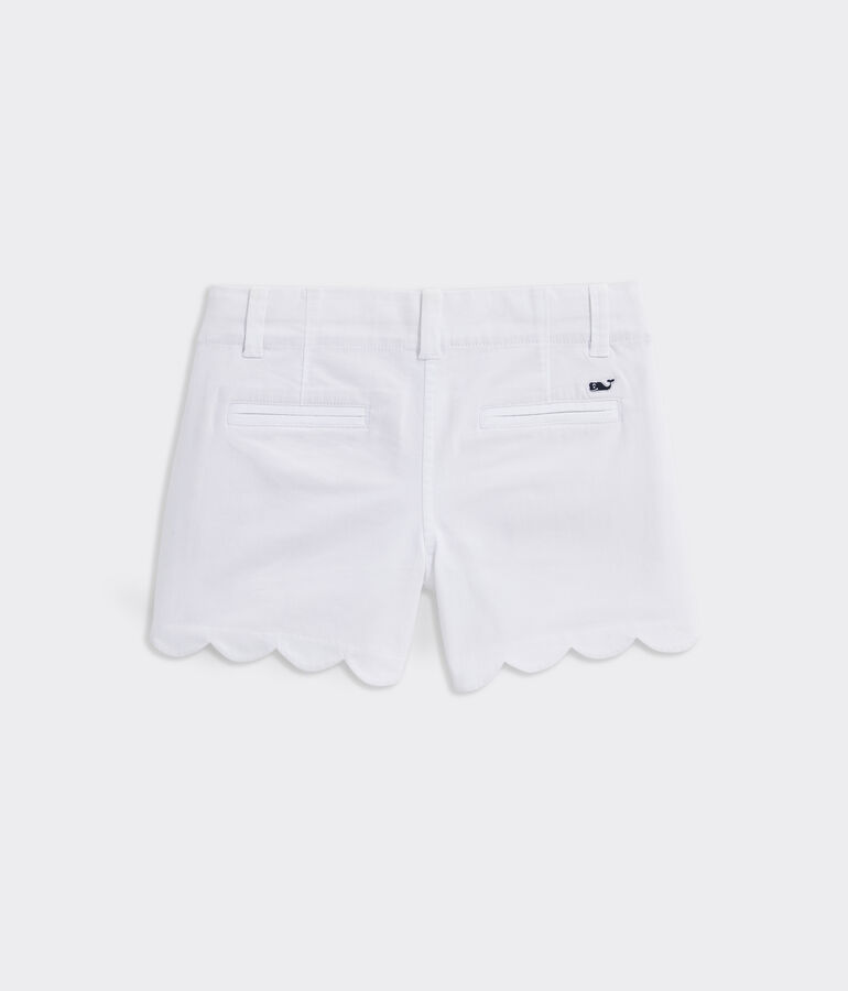 Girls' Scalloped Every Day Shorts