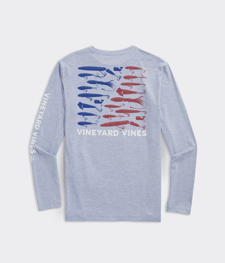 Americana Lures Long-Sleeve Harbor Performance Tee