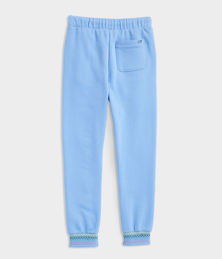 Girls' Smocked Joggers