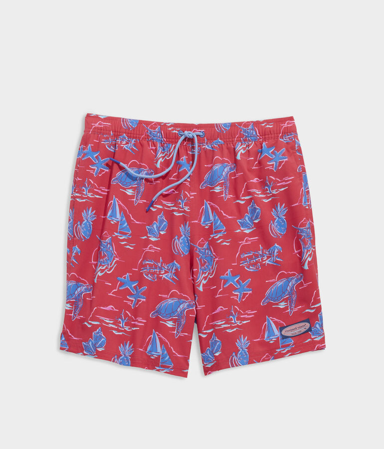 7 Inch Printed Chappy Trunks