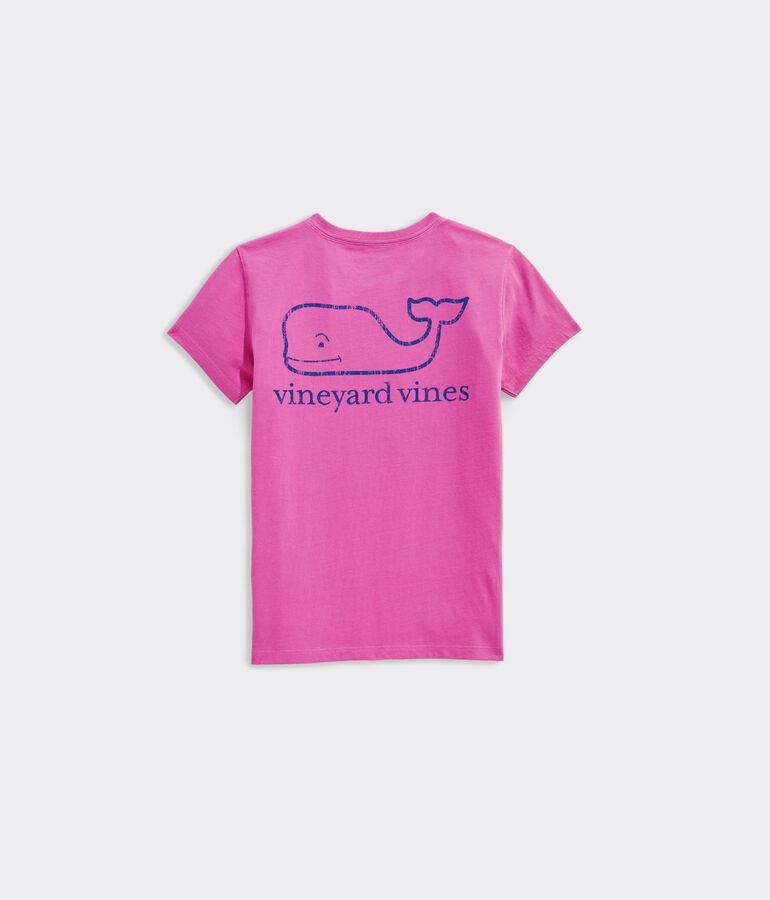 Girls' Vintage Whale Short-Sleeve Pocket Tee
