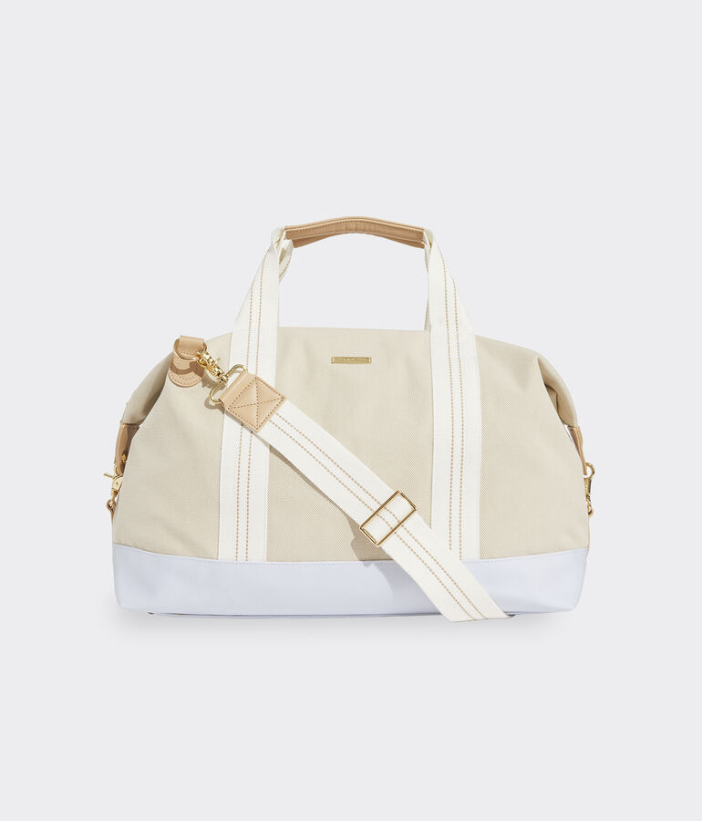 Textured Canvas Weekender