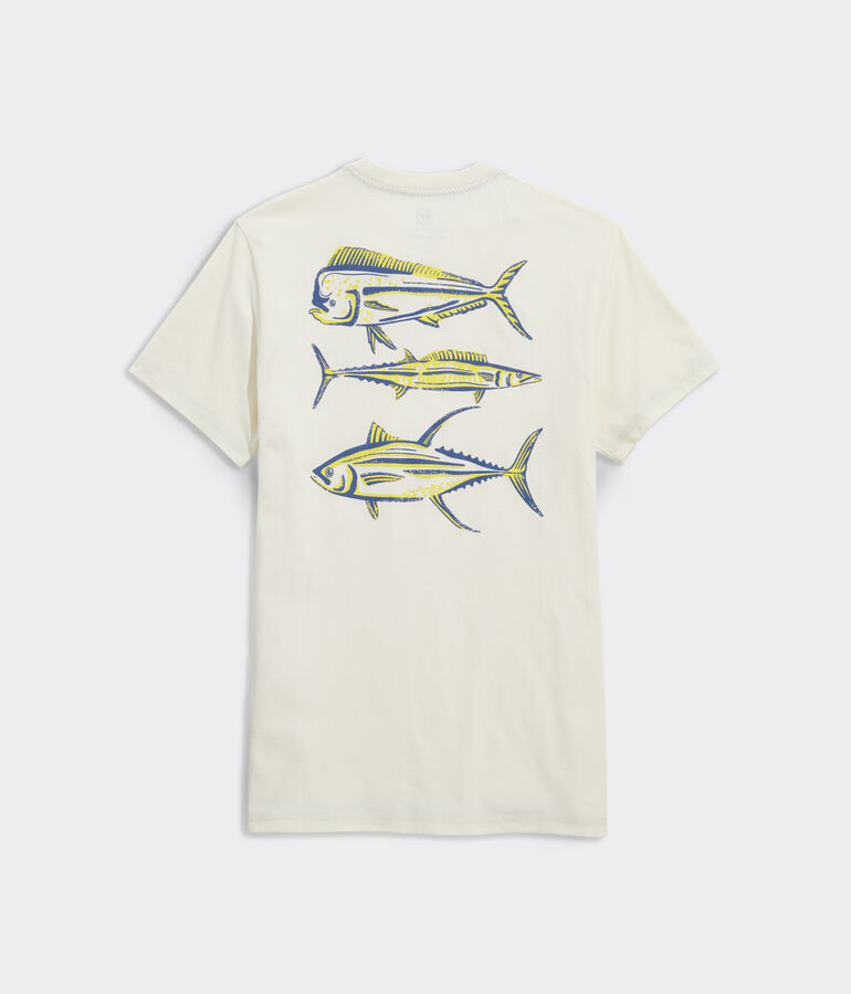 Stacked Fish Short-Sleeve Dunes Tee
