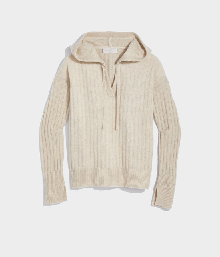 Seaspun Rib Cashmere Hoodie