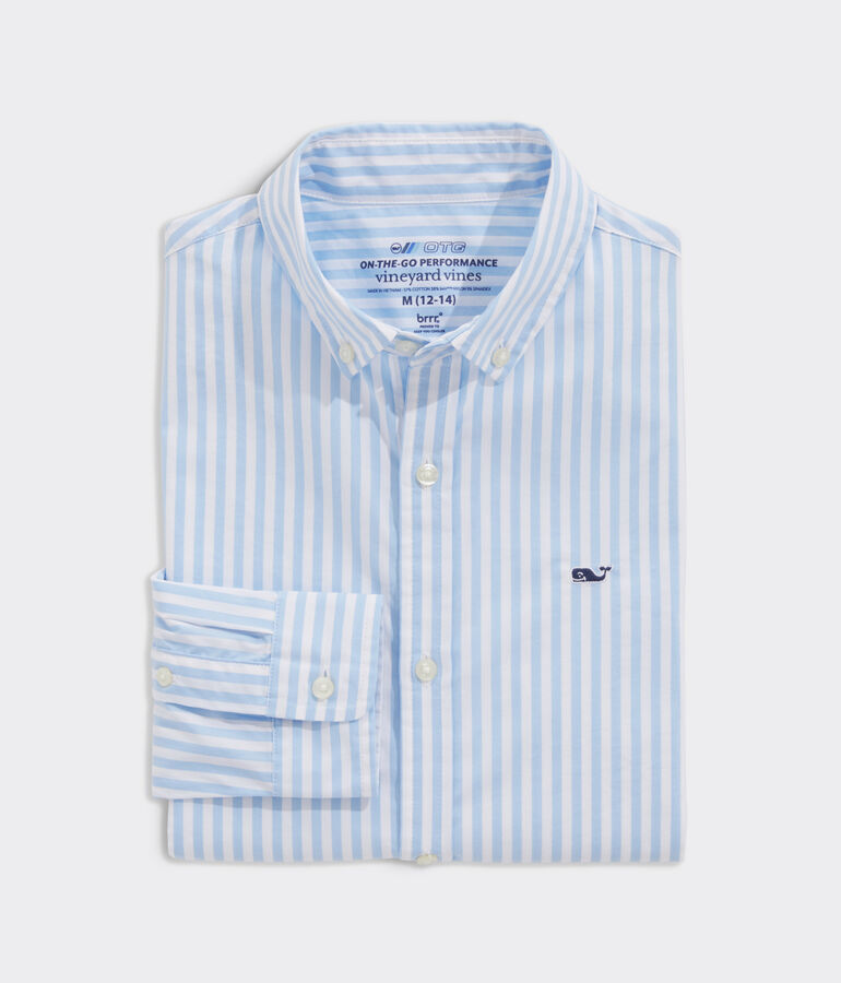 Boys' On-The-Go brrr Stripe Shirt
