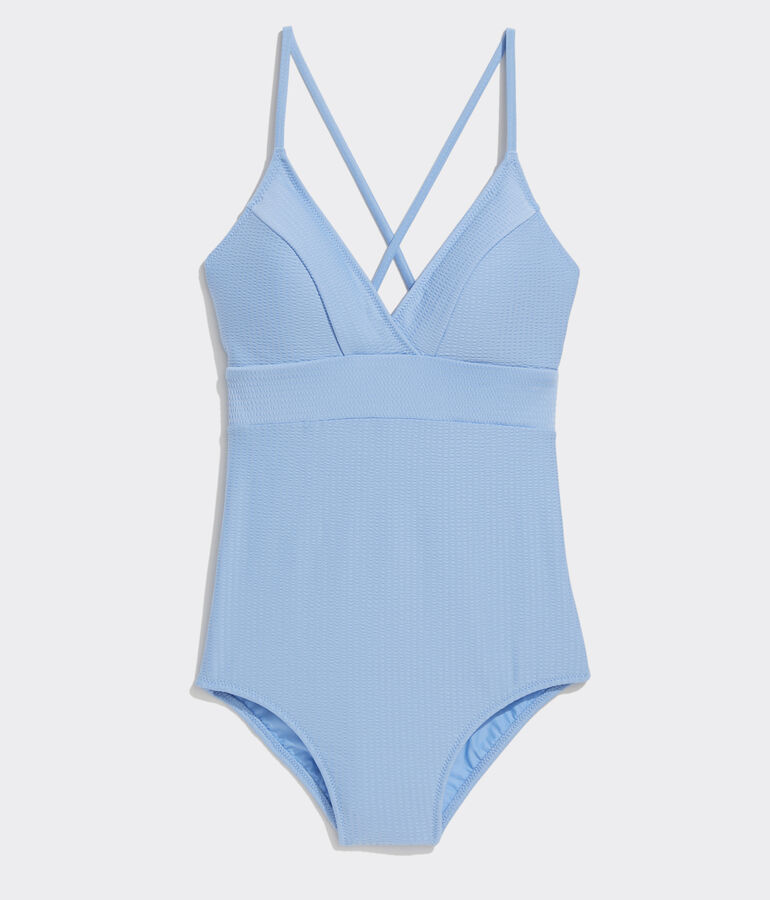 Seersucker Sconset One-Piece