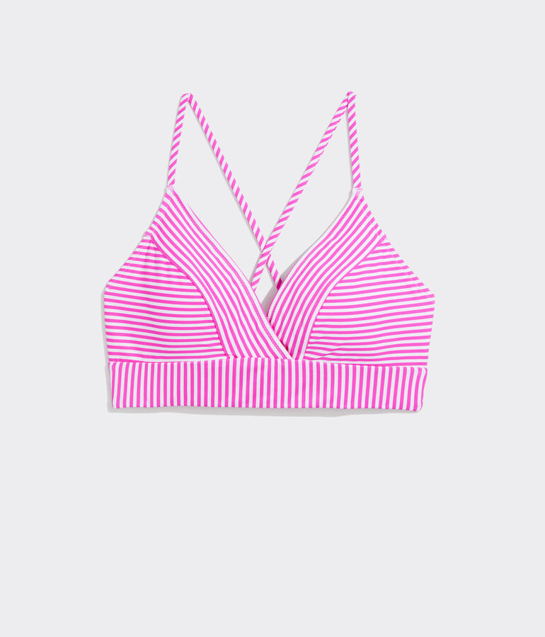 Striped Sconset Bikini Top