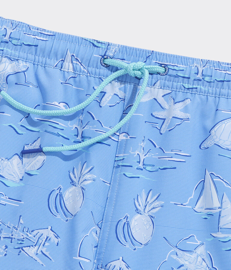 7 Inch Printed Chappy Trunks